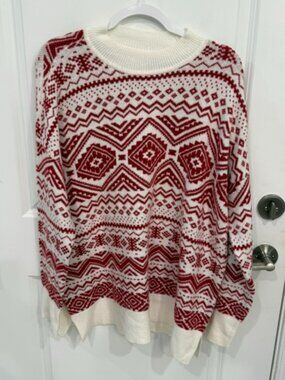 LOFT Nordic Fair Isle Holiday Sweater
